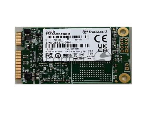 Накопитель SSD 96FD-M032-TR72 Transcend 32GB mSATA SATAIII MLC SSD Advantech  , OEM