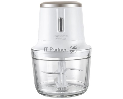 Измельчитель электрический Polaris PFC 0408 CordLess 400Вт белый