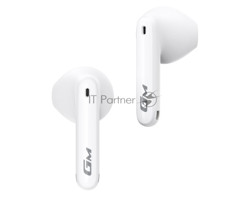 Наушники с микрофоном Edifier GM3 Plus белый вкладыши BT оголовье