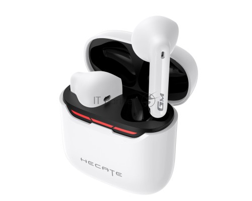 Наушники с микрофоном Edifier GM3 Plus белый вкладыши BT оголовье