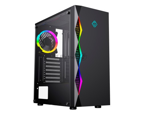 Корпус GMNG OGC-G110 черный без БП ATX 5x120mm 2xUSB2.0 1xUSB3.0 audio bott PSU