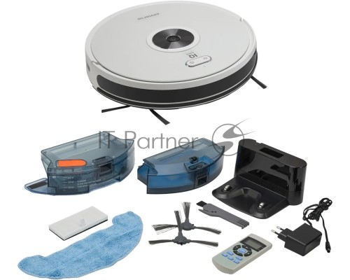 Робот-пылесос Polaris PVCR 3200 IQ Home карбон, 40 Вт, 3200 мАч Li-Ion, уборка сухая/влажная, пылесборник контейнер 0.5 л