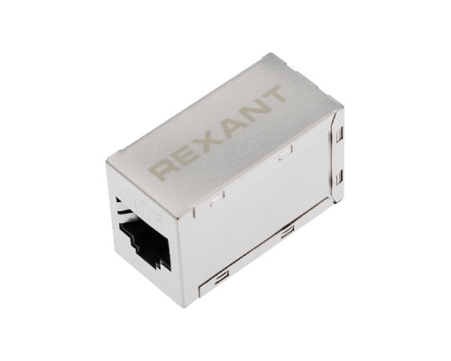 [Разъемы, Проходные адаптеры, Вставки] Rexant (03-0109) Адаптер проходной FTP RJ-45(8P8C), CAT 6
