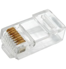PROconnect (06-0081-A2) Разъем сетевой LAN на кабель, штекер 8Р8С (RJ-45), под обжим, 2шт