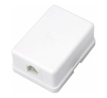 Rexant (03-0001) Розетка телефонная внешняя, 1 порт UTP RJ-14 (6P4C), CAT 3