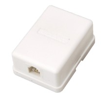 PROconnect (03-0001-4) Розетка телефонная внешняя, 1 порт UTP, RJ-11 (6P2C), CAT 3 (50 шт)