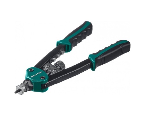 [Заклепочники] KRAFTOOL  Combo2-M10, 2 вида заклёпок, комбинированный двуручный заклепочник в кейсе [31181]