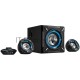 Компьютерные игровые колонки Genius SW-G2.1 1000, 100-240В,26Вт (Сабвуфер: 16Вт, Сателлиты: 5Втx2), мощные басы, синяя подстветка, блок управления громкос