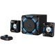 Компьютерные игровые колонки Genius SW-G2.1 1200, 100-240В,36Вт (Сабвуфер: 24Вт, Сателлиты: 6Втx2), мощные басы, синяя подстветка, блок управления, разъем