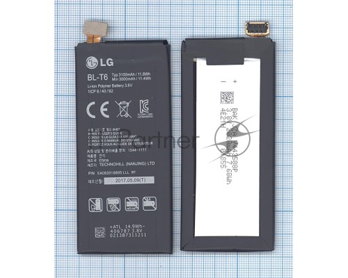 Аккумуляторная батарея BL-T6 для LG F220, Optimus GK 3000mAh/11.4Wh 3,8V