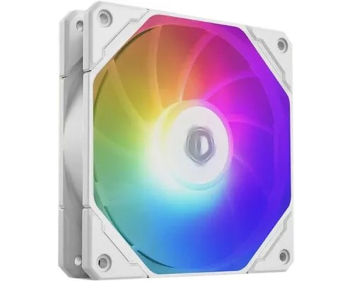 [вентилятор] Case fan ID-Cooling TF-12025-PRO-ARGB WHITE 120мм ( PWM, резиновые углы, белый, ARGB, 500-1800об/мин)  BOX