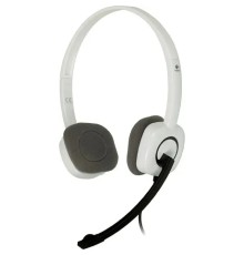 Наушники с микрофоном Logitech H150 белый/черный 1.8м накладные оголовье (981-000453)