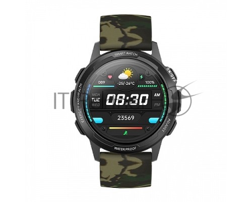 Смарт-часы BQ Watch 1.3 Black+Dark Green Wristband