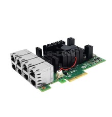 Сетевой адаптер Lr-Link LRES2008PT PCIe 2.1 x4, Intel i350, 8*RJ45 1G NIC Card, Dual Slot (302359) 