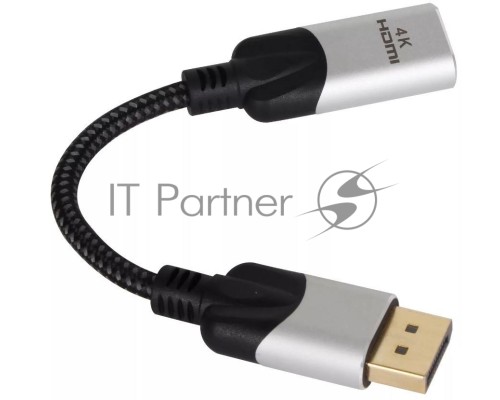 Кабель VCOM DISPLAY PORT TO HDMI 4K 0.15 M CG621M-0.15