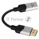 Кабель VCOM DISPLAY PORT TO HDMI 4K 0.15 M CG621M-0.15