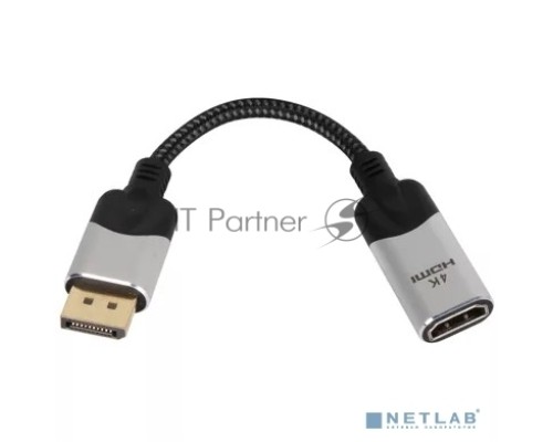 Кабель VCOM DISPLAY PORT TO HDMI 4K 0.15 M CG621M-0.15
