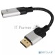 Кабель VCOM DISPLAY PORT TO HDMI 4K 0.15 M CG621M-0.15