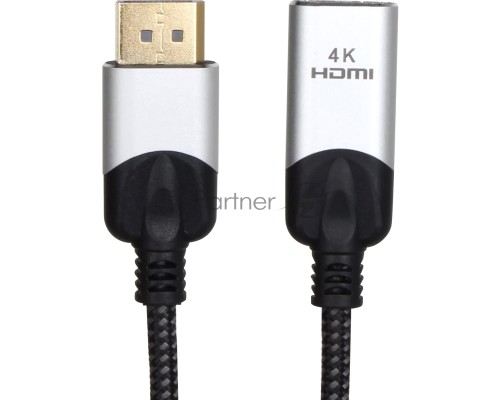 Кабель VCOM DISPLAY PORT TO HDMI 4K 0.15 M CG621M-0.15