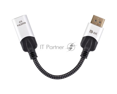 Кабель VCOM DISPLAY PORT TO HDMI 4K 0.15 M CG621M-0.15