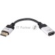 Кабель VCOM DISPLAY PORT TO HDMI 4K 0.15 M CG621M-0.15