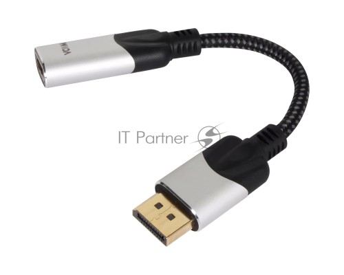 Кабель VCOM DISPLAY PORT TO HDMI 4K 0.15 M CG621M-0.15