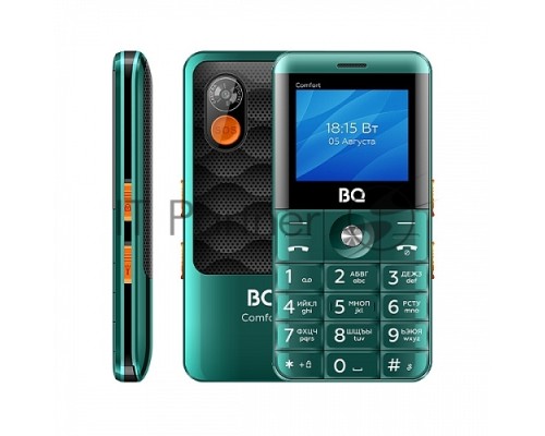 Мобильный телефон BQ 2006 Comfort Green+Black