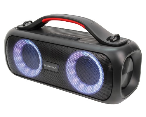 Аудиомагнитола SUPRA BTS-710 черный 40Вт MP3 FM(dig) USB BT microSD