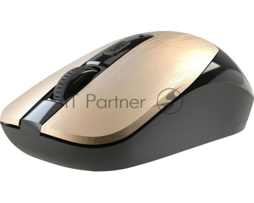 Мышь беспроводная Defender Wave MM-995, оптическая, беспроводная, USB, золотистый 52994