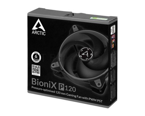 Вентилятор ARCTIC BioniX P120 (Grey) PWM 200 - 2100 RPM - retail (ACFAN00168A)