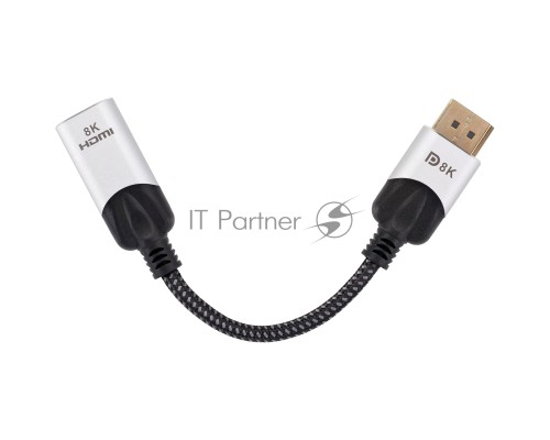 Адаптер DisplayPort(M) ---> HDMI(F) 0.15m 8K@60Hz VCOM <CG6218M-0.15>