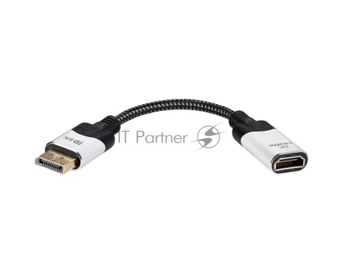 Адаптер DisplayPort(M) ---> HDMI(F) 0.15m 8K@60Hz VCOM <CG6218M-0.15>