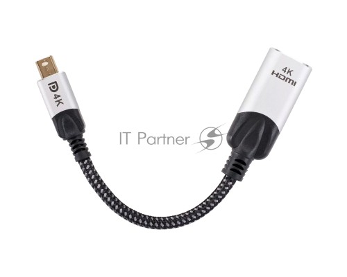 Адаптер miniDisplayPort(M) ---> HDMI(F) 0.15m 4K@60Hz VCOM <CG616M-0.15>