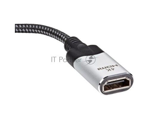 Адаптер miniDisplayPort(M) ---> HDMI(F) 0.15m 4K@60Hz VCOM <CG616M-0.15>