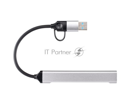 USB концентратор TypeC+adapter-->USB3.0+2USB2,0+SD+TF, VCOM