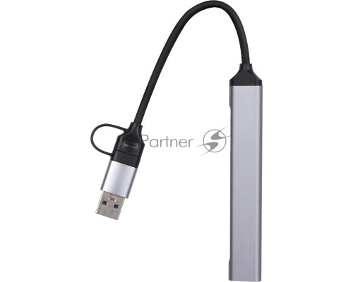 USB концентратор TypeC+adapter-->USB3.0+2USB2,0+SD+TF, VCOM