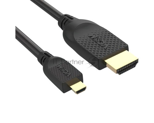 Кабель HDMI-19M --MicroHDMI-19M ver 2.0 1m VCOM <CG587-1M>