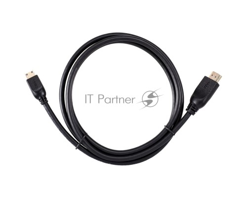 Кабель HDMI-19M --MiniHDMI-19M ver 2.0 1.8m  VCOM <CG583-1.8M>