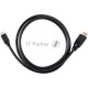 Кабель HDMI-19M --MiniHDMI-19M ver 2.0 1.8m  VCOM <CG583-1.8M>