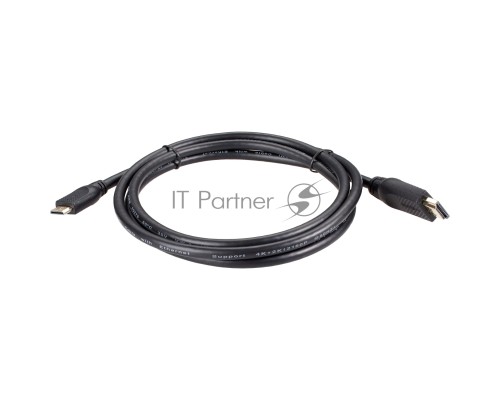 Кабель HDMI-19M --MiniHDMI-19M ver 2.0 1.8m  VCOM <CG583-1.8M>