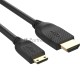 Кабель HDMI-19M --MiniHDMI-19M ver 2.0 1.8m  VCOM <CG583-1.8M>