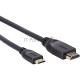 Кабель HDMI-19M --MiniHDMI-19M ver 2.0 1.8m  VCOM <CG583-1.8M>