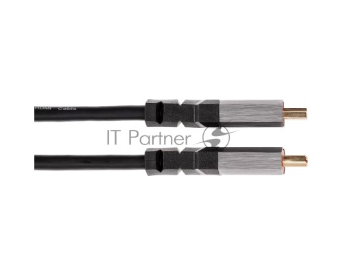 Кабель HDMI 19M/M,ver. 2.1, 8K@60 Hz 1.5m метал разъемы, Telecom <TCG365-1.5M>