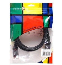 Кабель HDMI 19M/M,ver. 2.1, 8K@60 Hz 2m метал разъемы, Telecom <TCG365-2M>