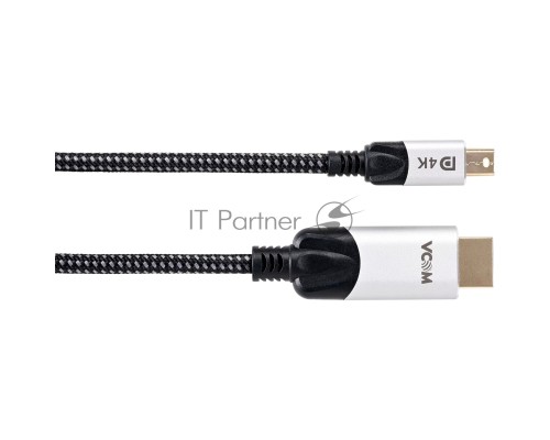Кабель-переходник miniDisplayPort M-> HDMI M 4K@60Hz 1.8m VCOM