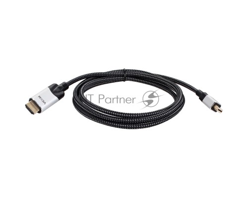 Кабель-переходник miniDisplayPort M-> HDMI M 4K@60Hz 1.8m VCOM