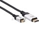 Кабель-переходник miniDisplayPort M-> HDMI M 4K@60Hz 1.8m VCOM