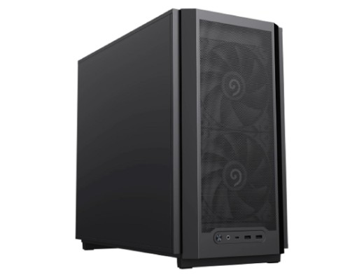 [Корпуса] GameMax Корпус F36 Dark без БП (Midi Tower, ATX, Графит, 1*USB Type-C, 3*120мм)