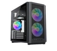 GameMax Корпус F36 BK без БП (Midi Tower, ATX, Черный, 1*USB Type-C, 3*120мм)