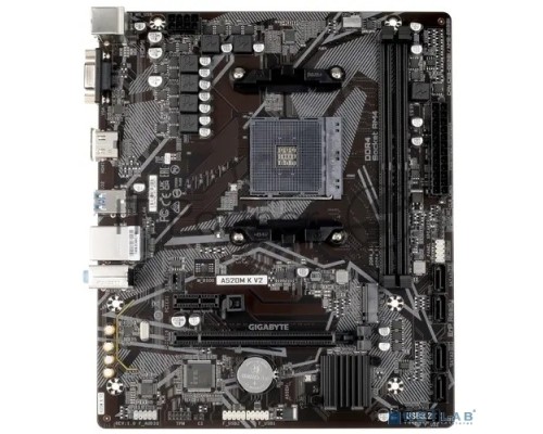 Материнская плата GIGABYTE A520M K V2, AM4, AMD A520, 2xDDR4, 4xSATA, 1xM.2, 1xPCI-E 3.0 x16, 1xHDMI, 1xVGA, 1x 1Gb LAN, 2xUSB-A 2.0, 4xUSB 3.2 Gen 1, 3x3.5 мм, 7.1, Micro-ATX